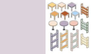 Cute 'n' Cozy Sticker Therapy: Convenience Stores