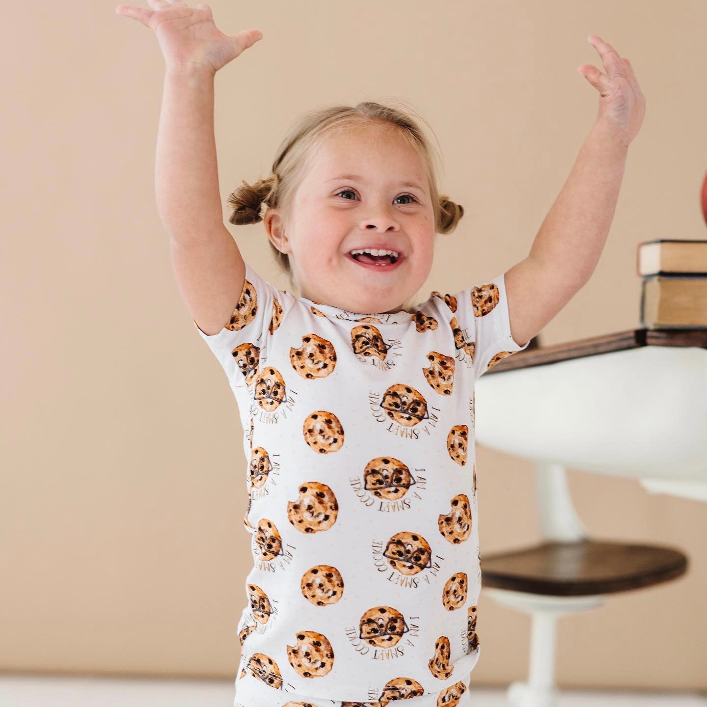 Smart Cookie Two-Piece Short-Sleeve Pajama Set – Cami Monet