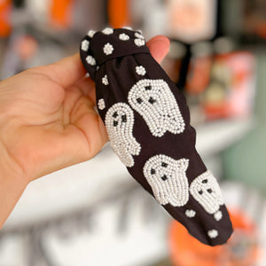 Ghosties Beaded Headband