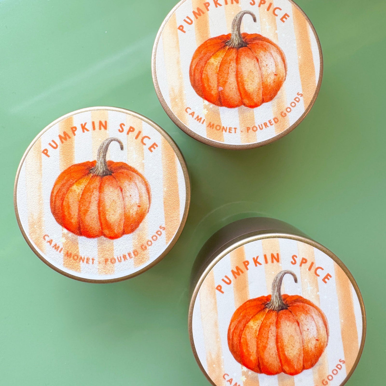 Cami Monet x Poured Goods Pumpkin Spice Mini Candle