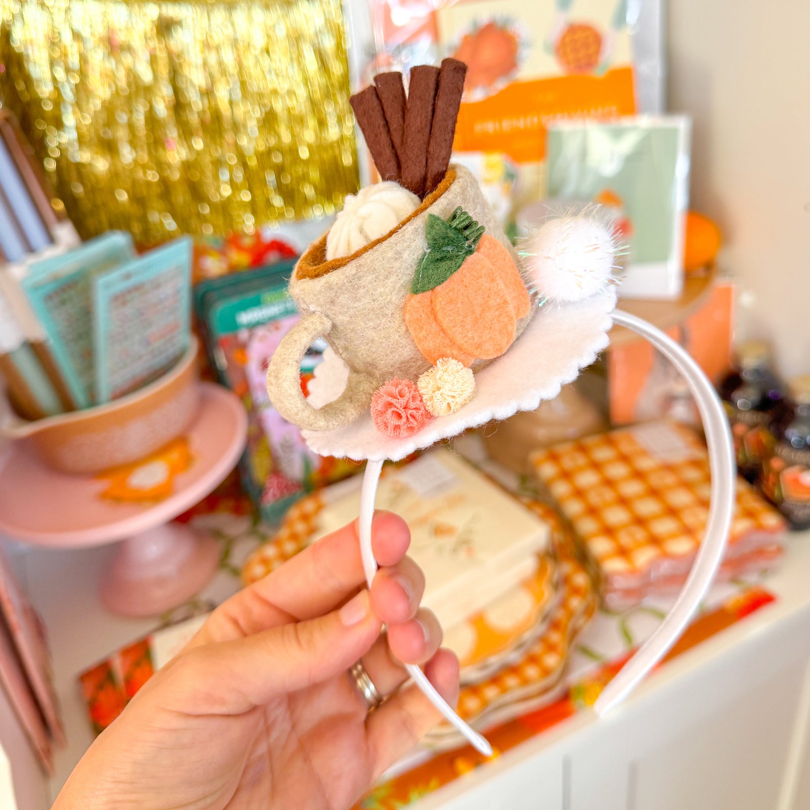 Pumpkin Spice Latte Headband