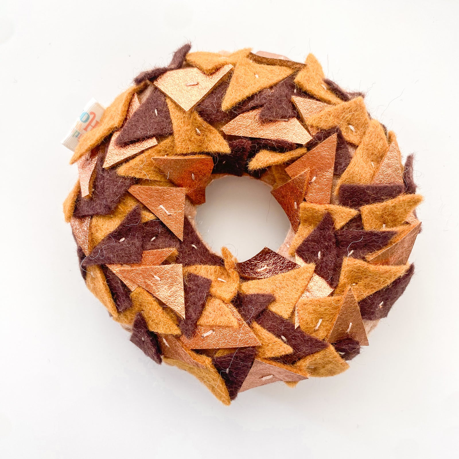 Caramel Cluster Felt Donut