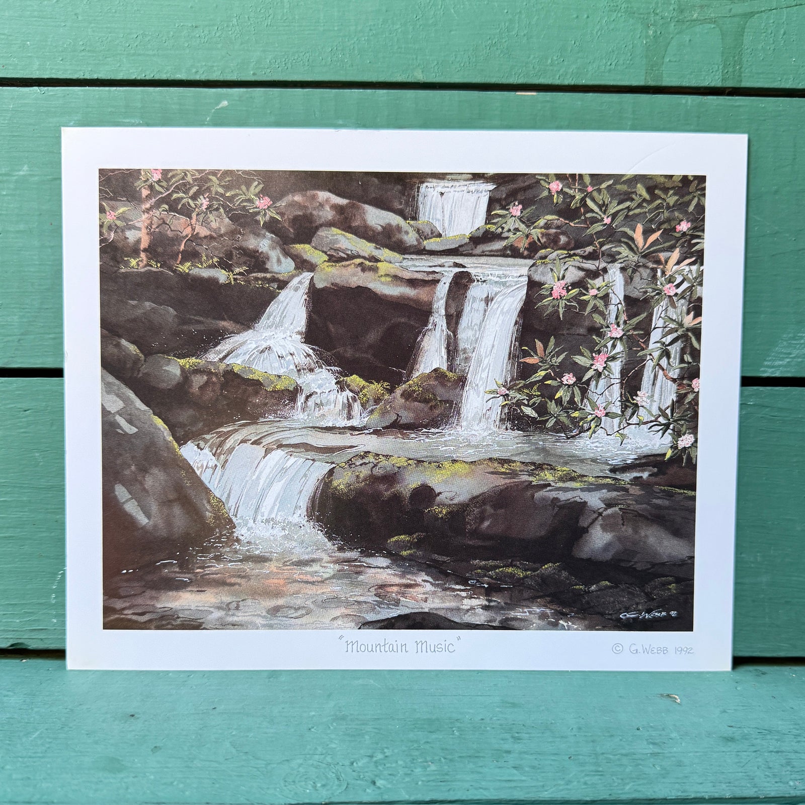 "Mountain Music" Papa G. Webb Art Print