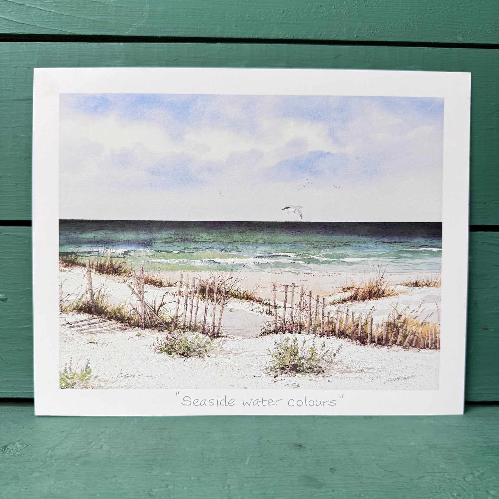 "Seaside Water Colours" Papa G. Webb Art Print