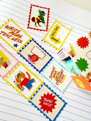 Attention Shoppers Stamp Washi Tape