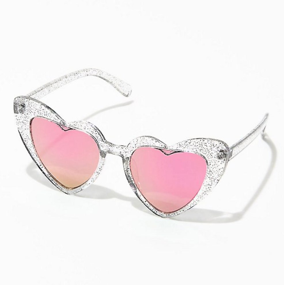 Glitter Heart Sunglasses Paper Source