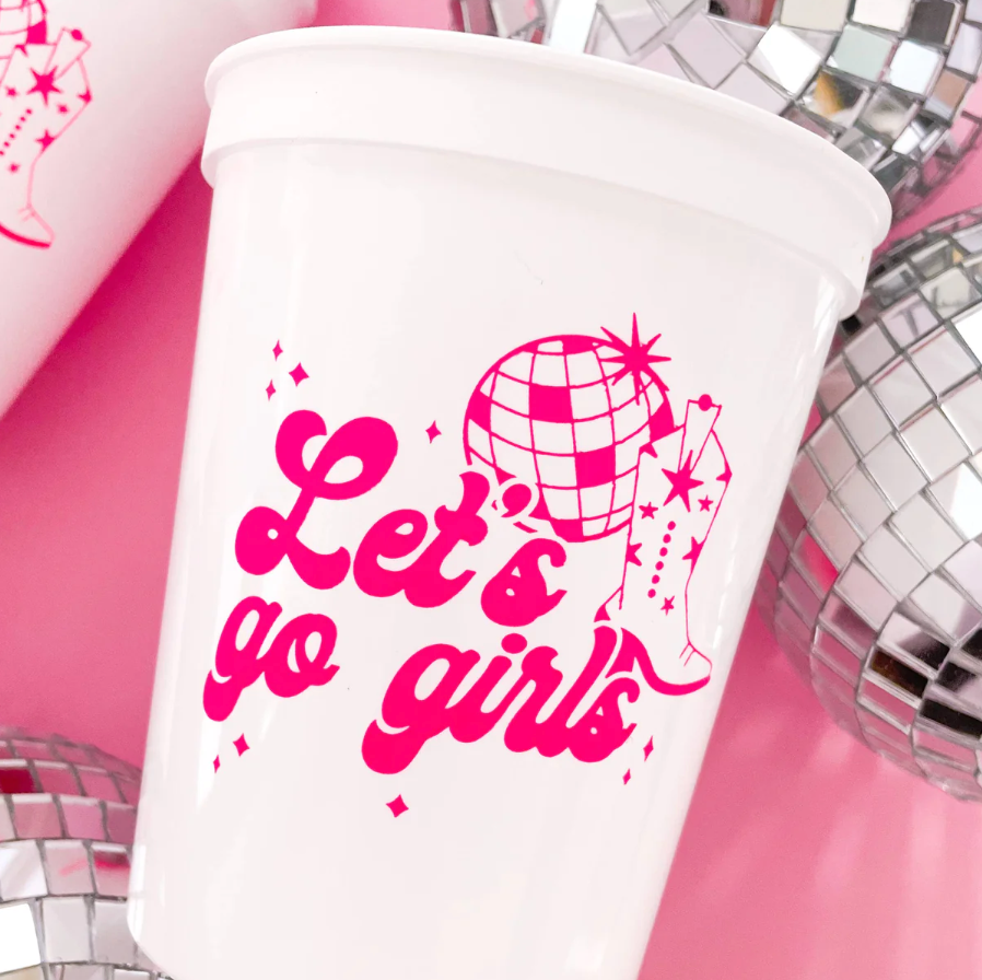 Let's Go Girls Stadium Cups