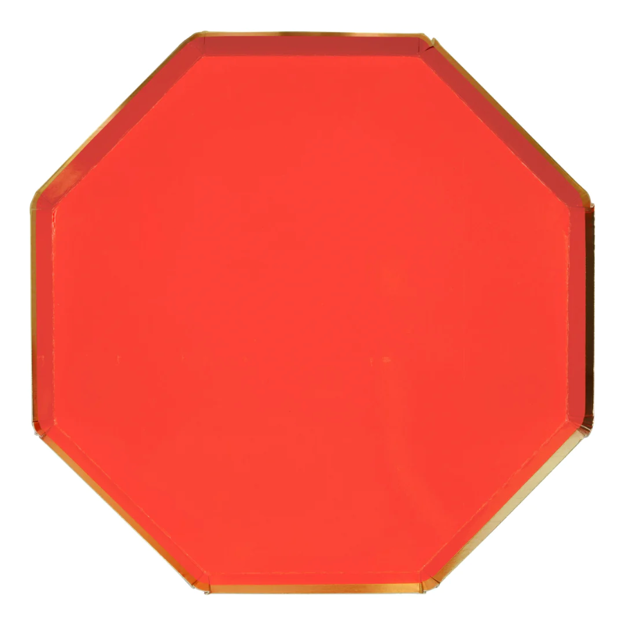 Red Dinner Plates