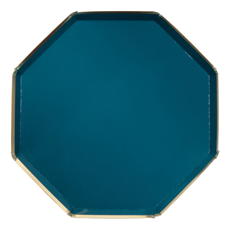 Dark Teal Dinner Plates