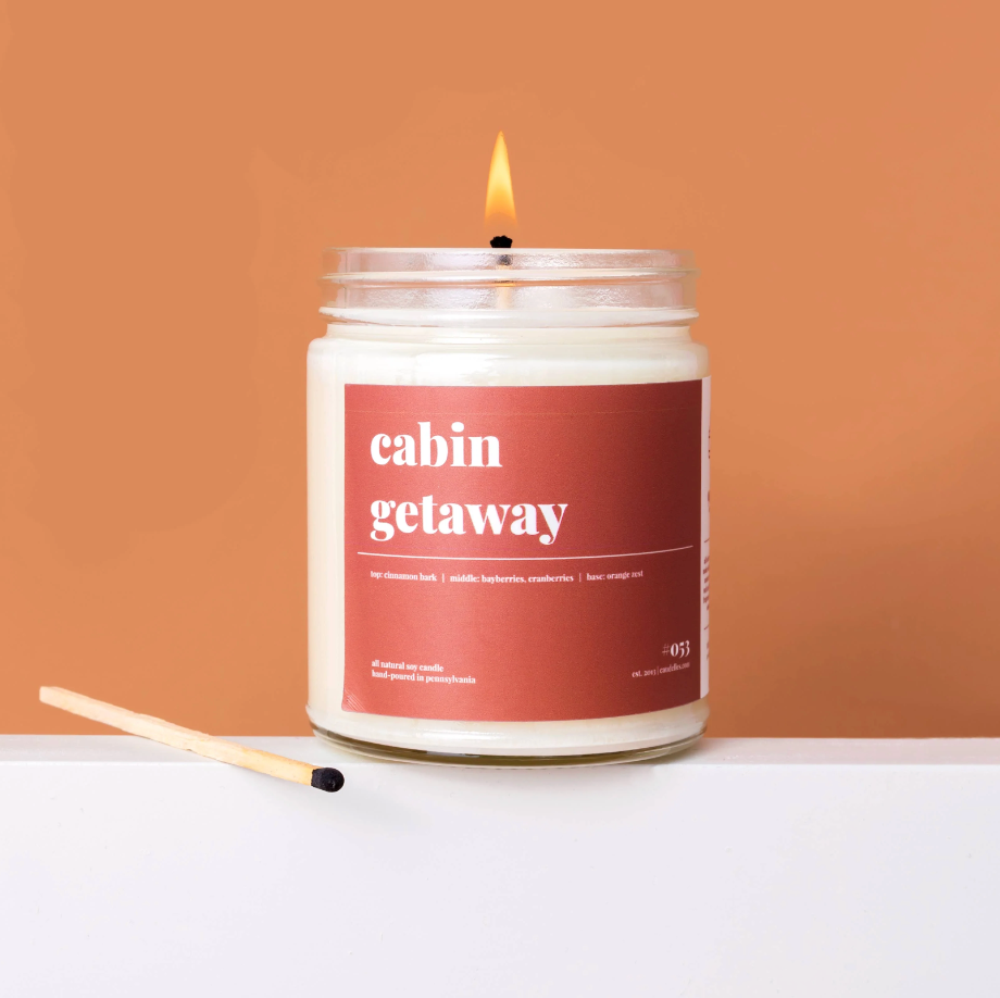 Cabin Getaway Soy Candle