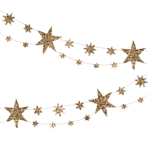 Glitter Stars Garland