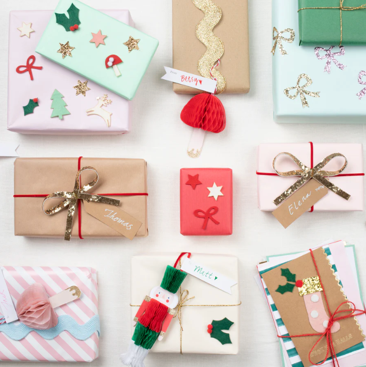 Honeycomb Nutcracker Hanging Gift Tags