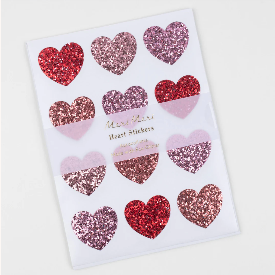 Pink Cherry and Heart Valentine's Wrapping Paper