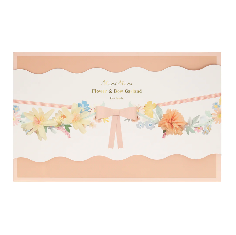 Flower and Bow Garland