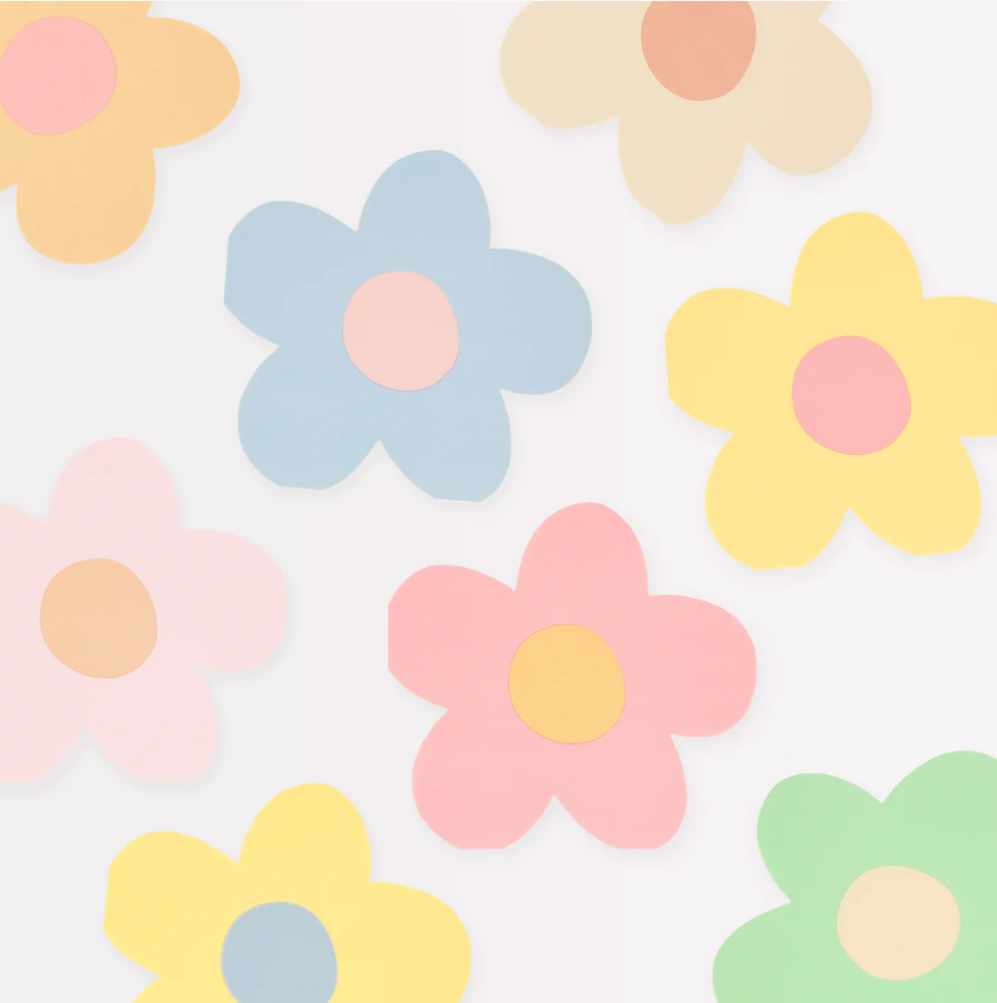 Colorful Daisy Napkins