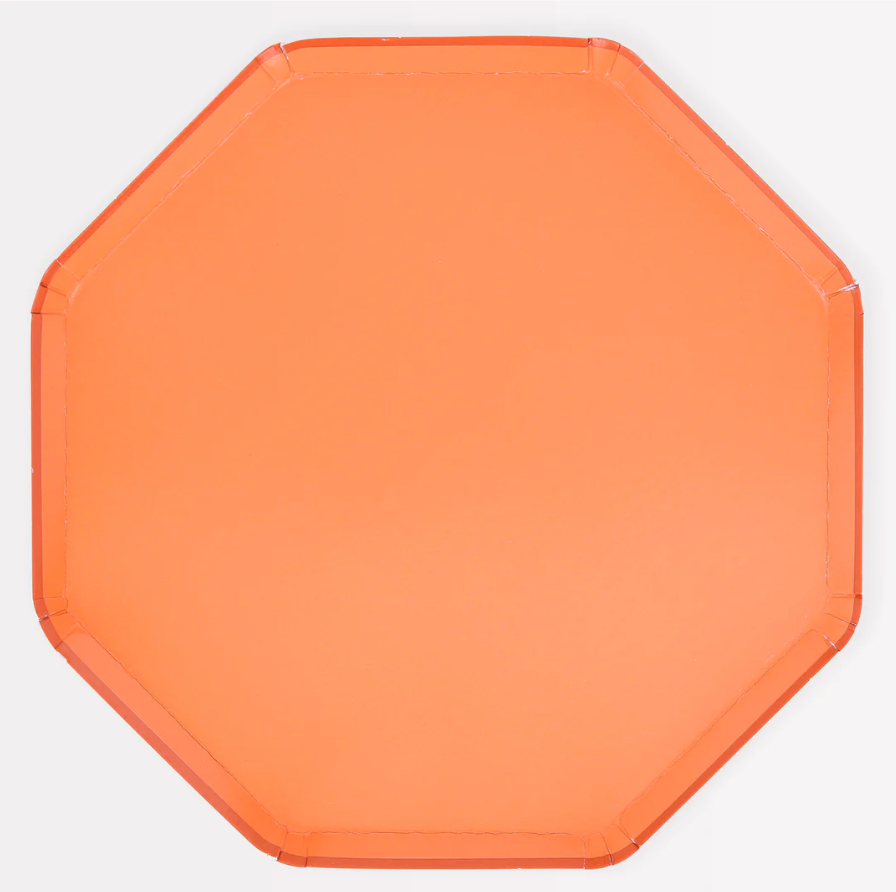 Papaya Orange Dinner Plates
