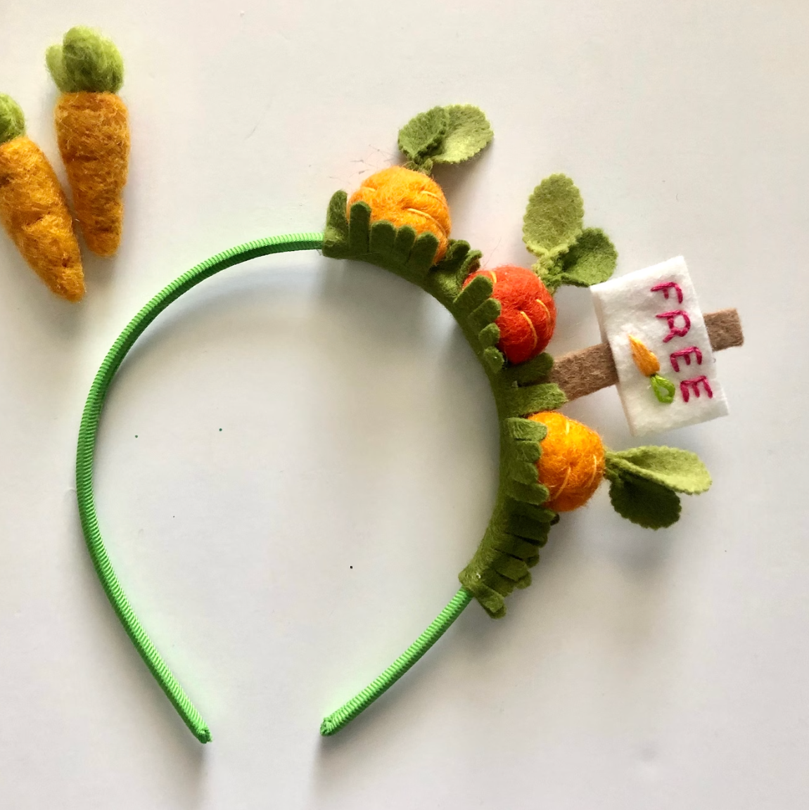 Carrot Garden Headband