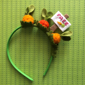 Carrot Garden Headband