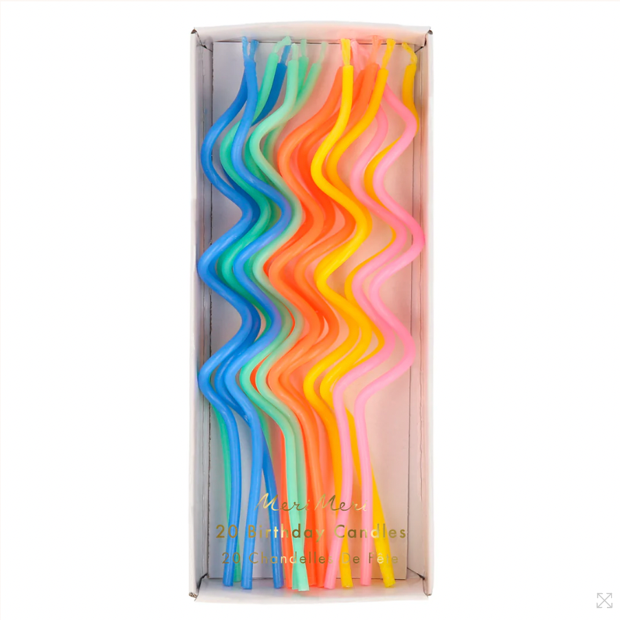 Mixed Swirly Candles