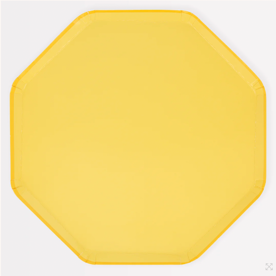 Lemon Sherbet Yellow Plates