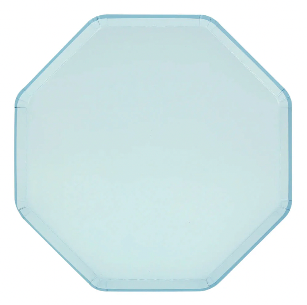 Summer Sky Blue Dinner Plates