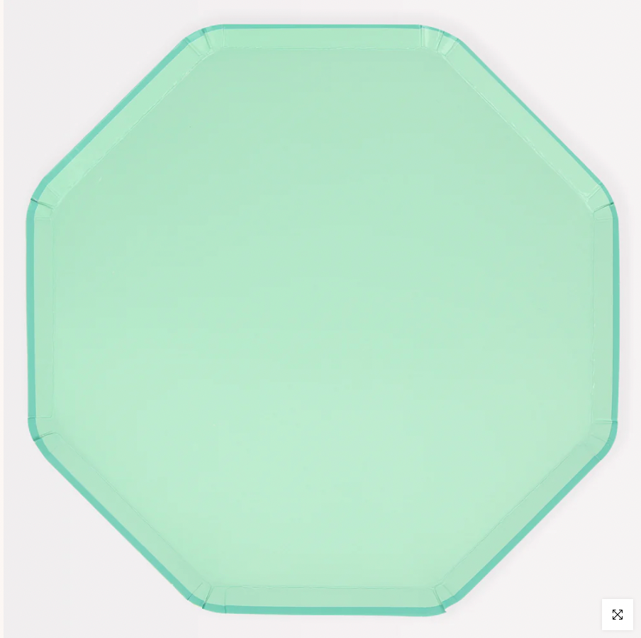 Sea Foam Green Dinner Plates