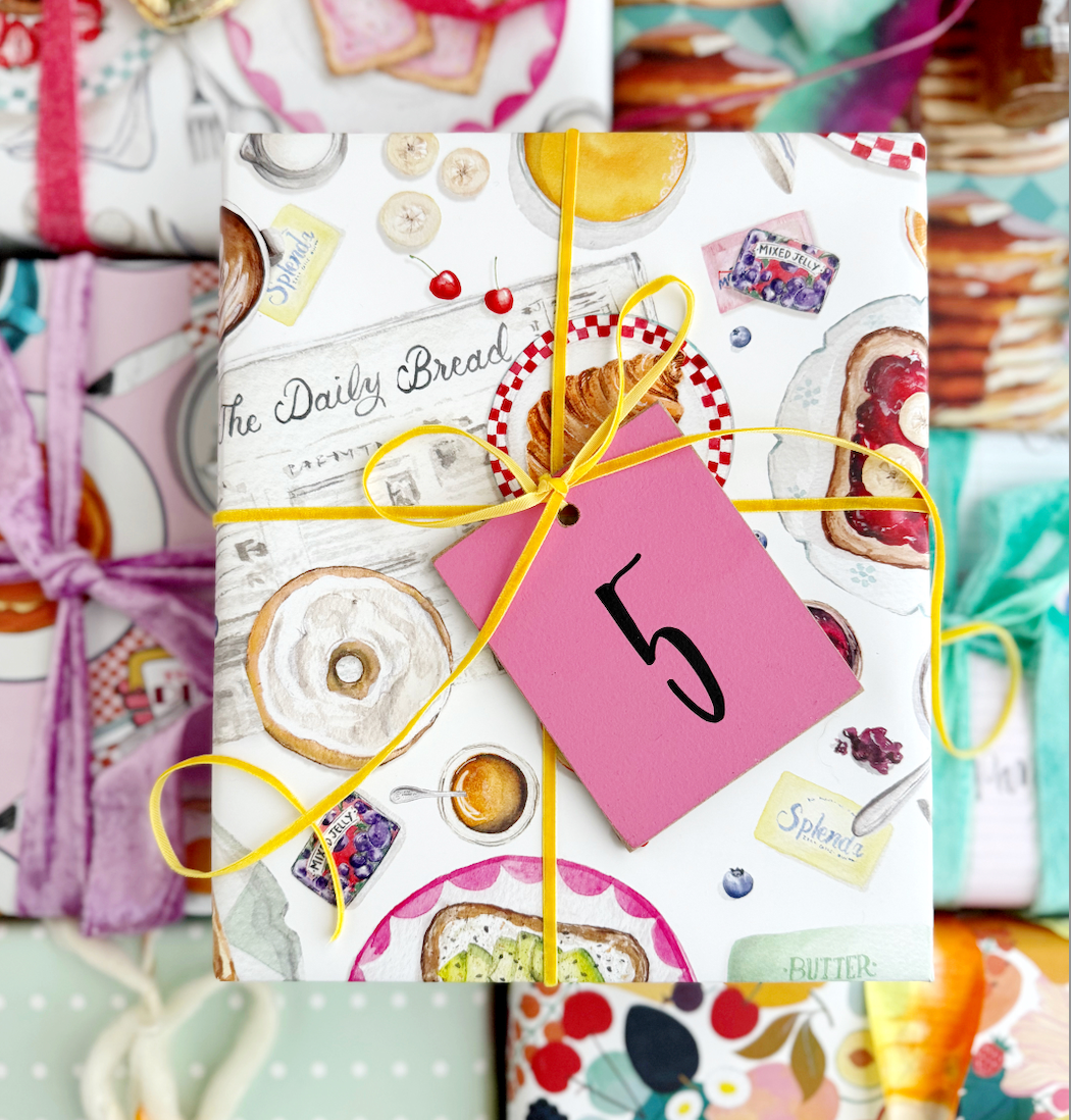 Breakfast Spread Wrapping Paper