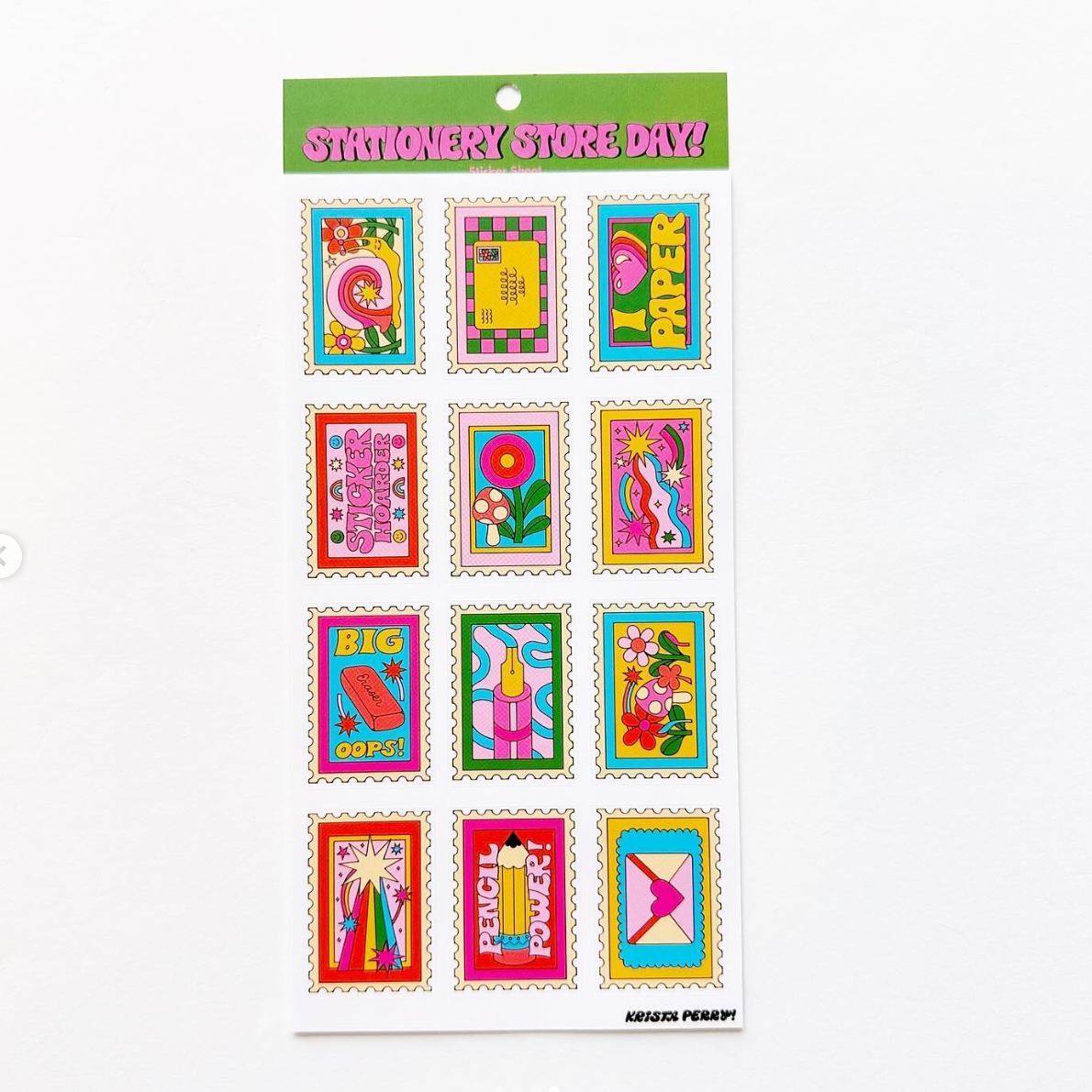 Stationery Store Day Sticker Sheet