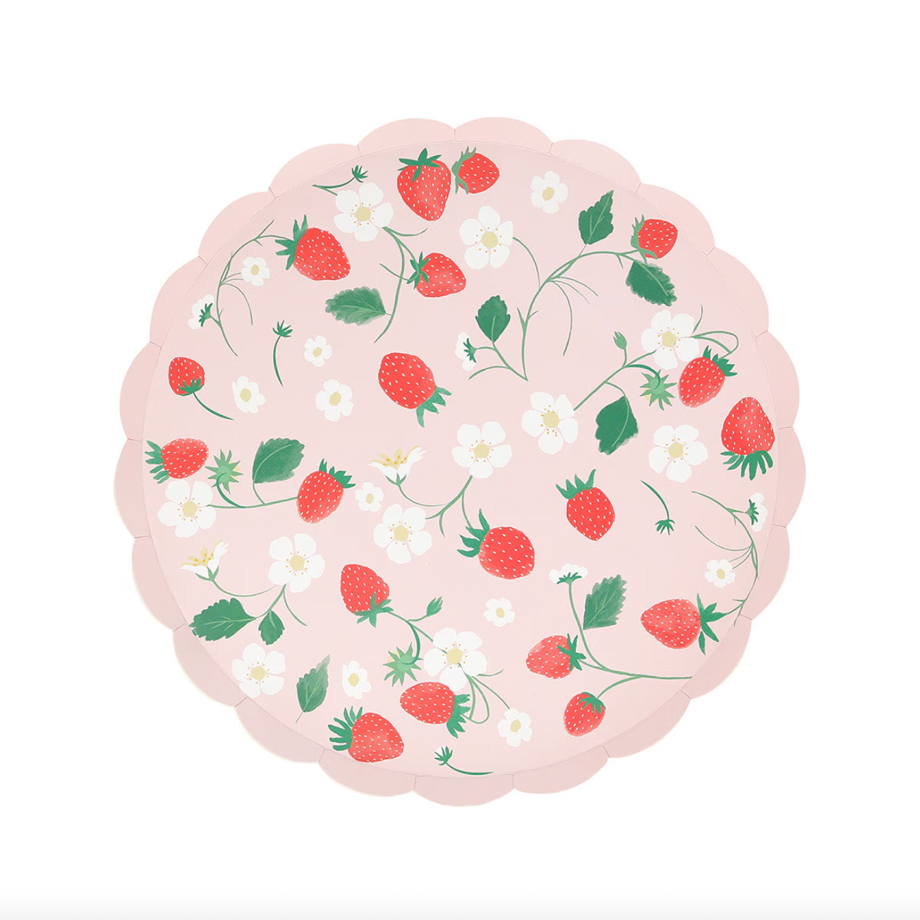 Strawberry Pattern Side Plates