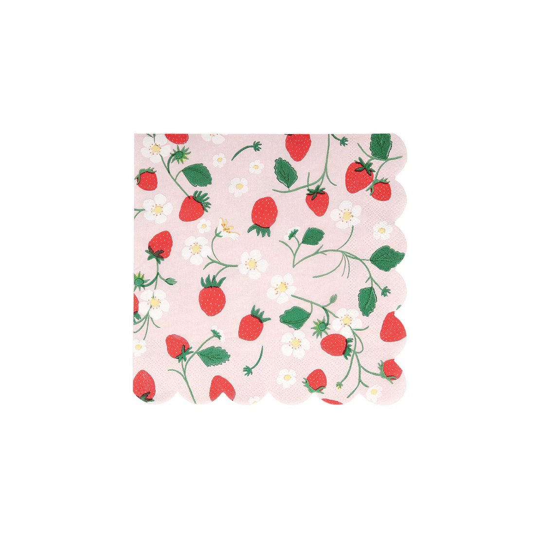 Strawberry Pattern Small Napkins