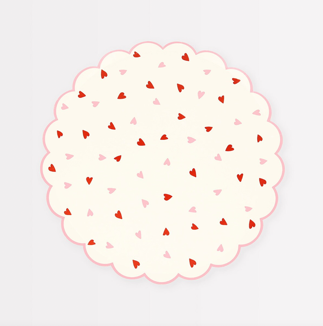 Heart Pattern Side Plates