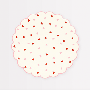 Heart Pattern Side Plates