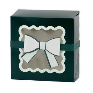 Green Bow Ric Rac Cookie Box