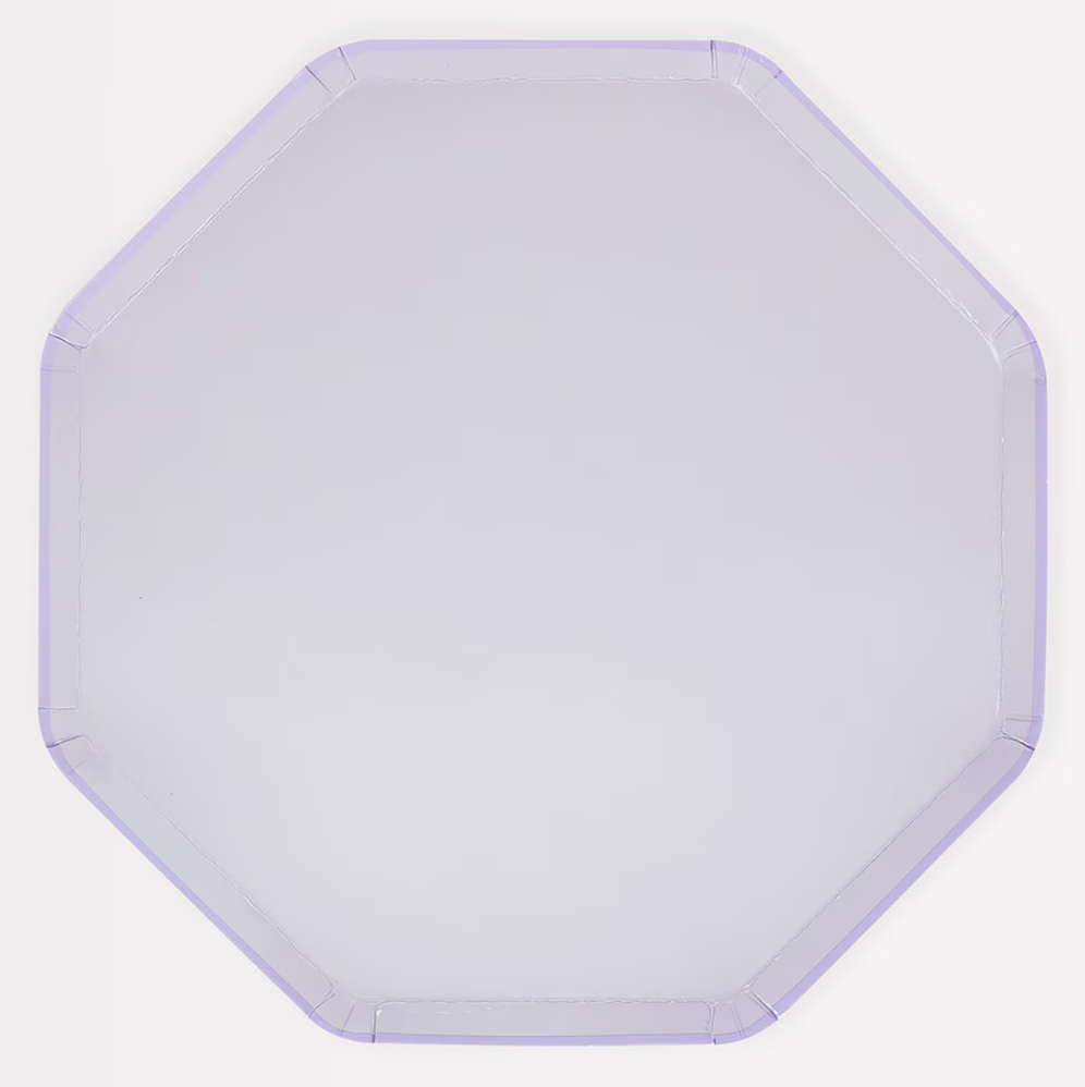 Periwinkle Purple Dinner Plates