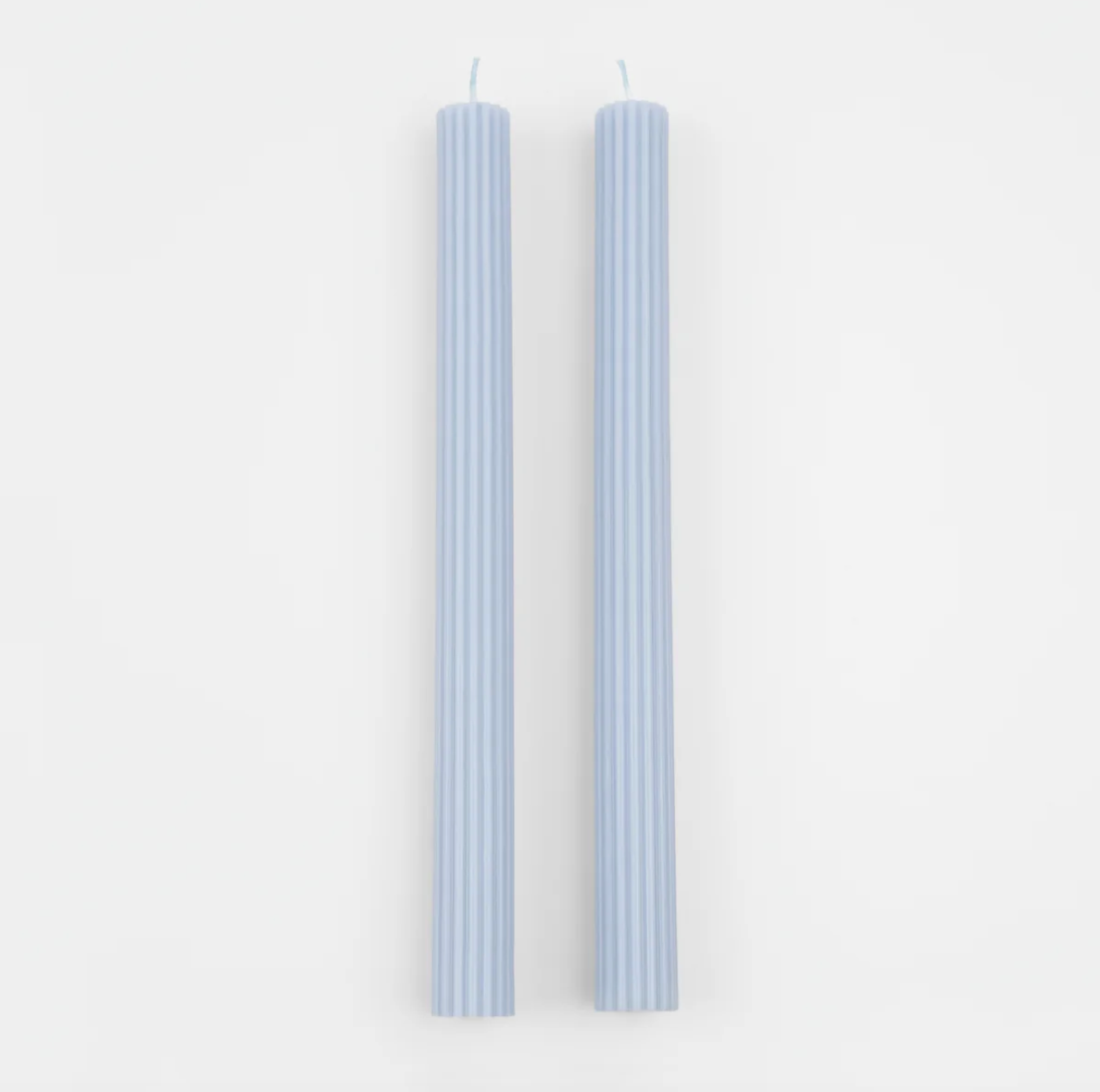 Summer Sky Blue Taper Candles