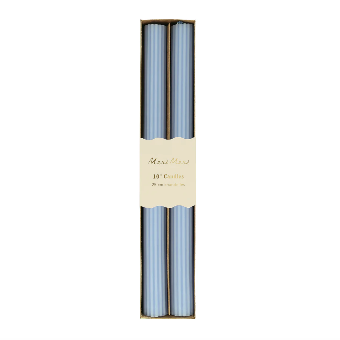 Summer Sky Blue Taper Candles