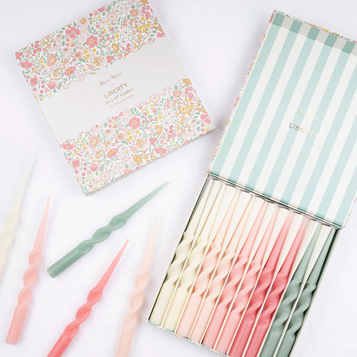 Meri Meri x Liberty Wharfedale Candle Gift Box (x10)
