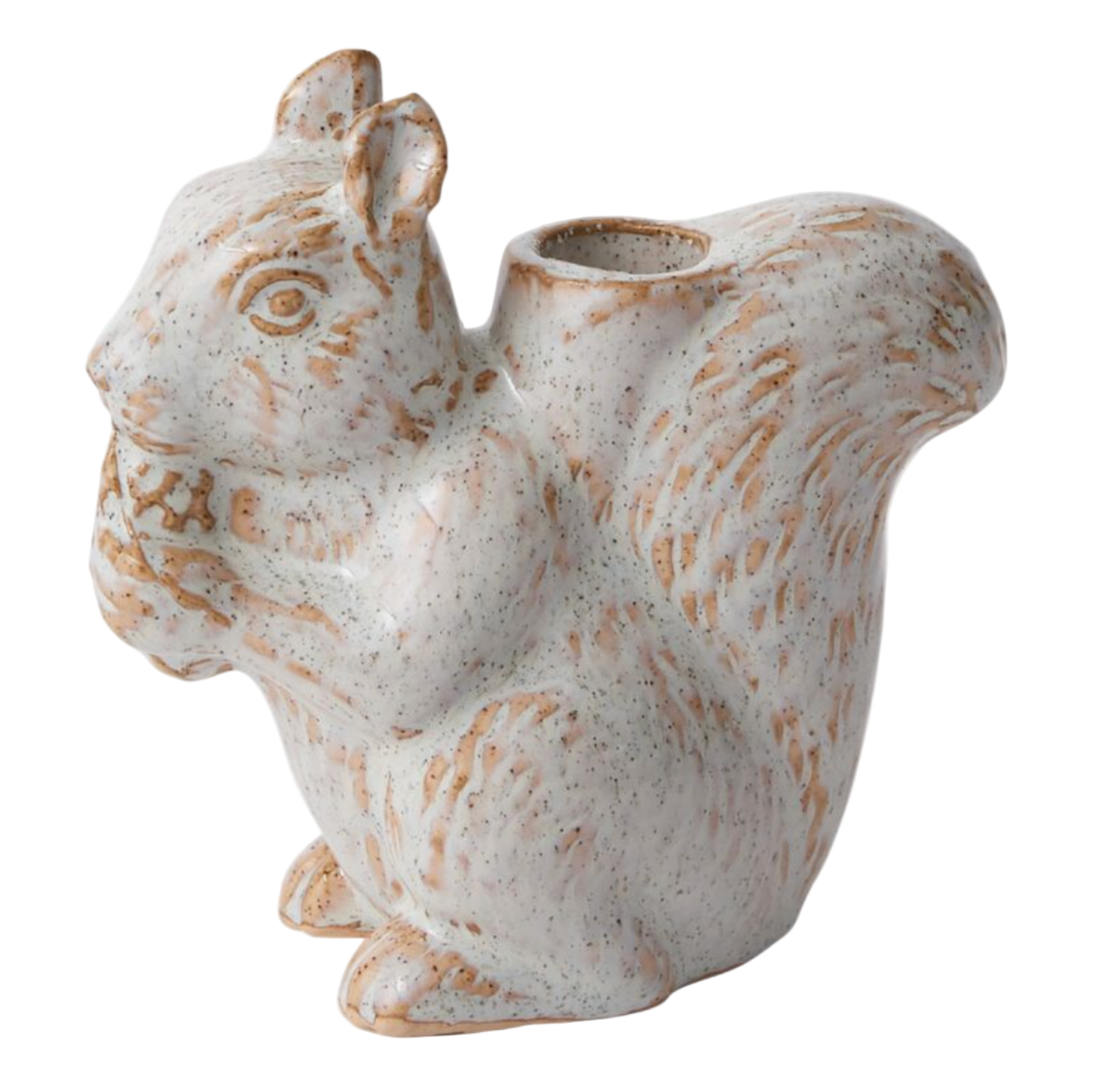 Chippy the Squirrel Taper Candle Holder
