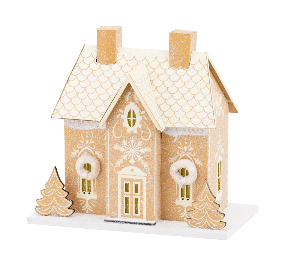 Gingerbread House Light-Up Christmas Village