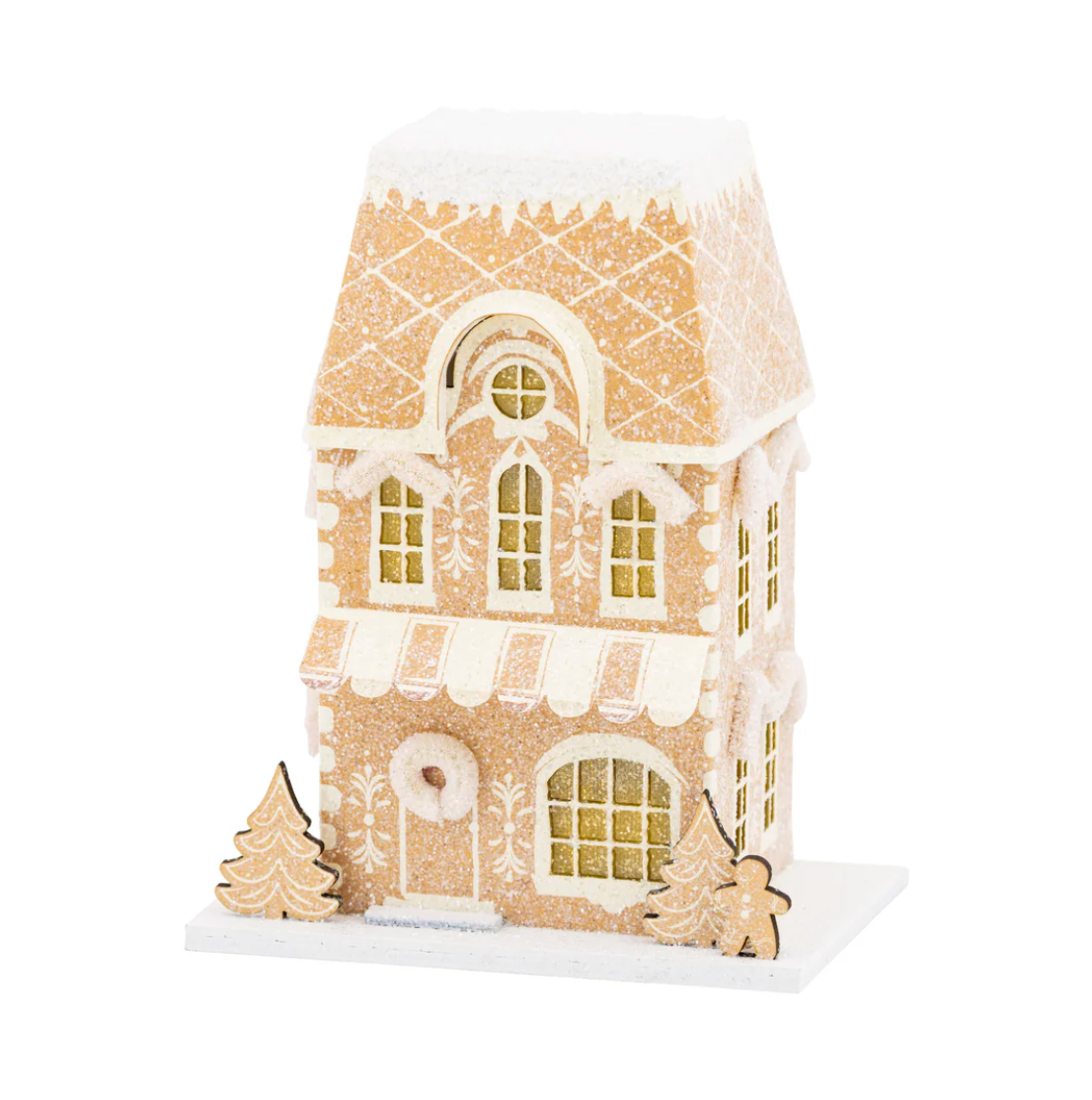 Gingerbread Shop Light-Up Christmas Village