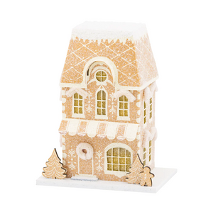 Gingerbread Shop Light-Up Christmas Village