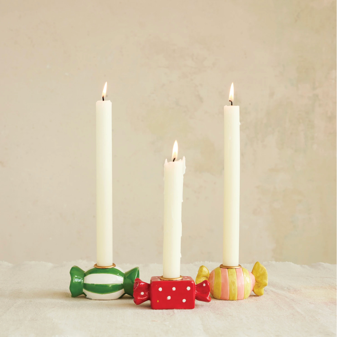 Candy-Shaped Taper Holder