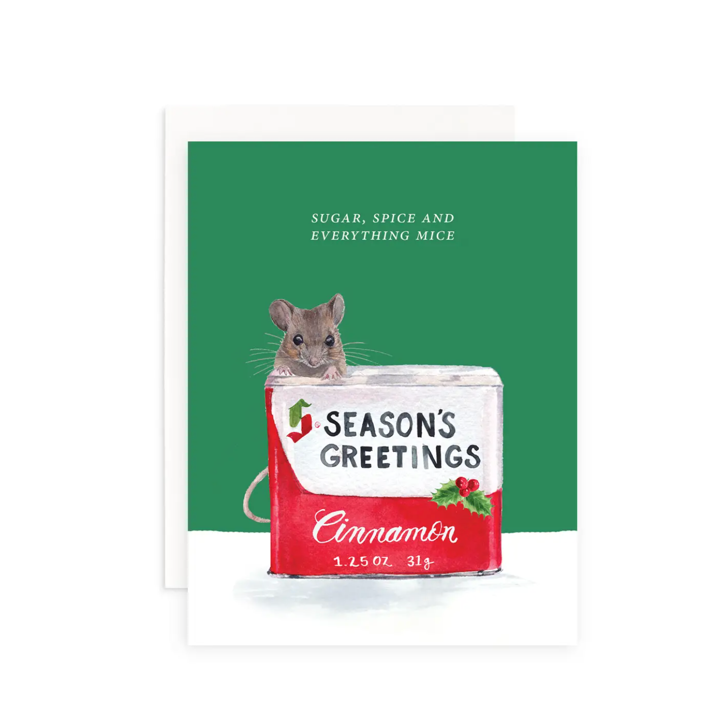 Spice Mice Christmas Greeting Card