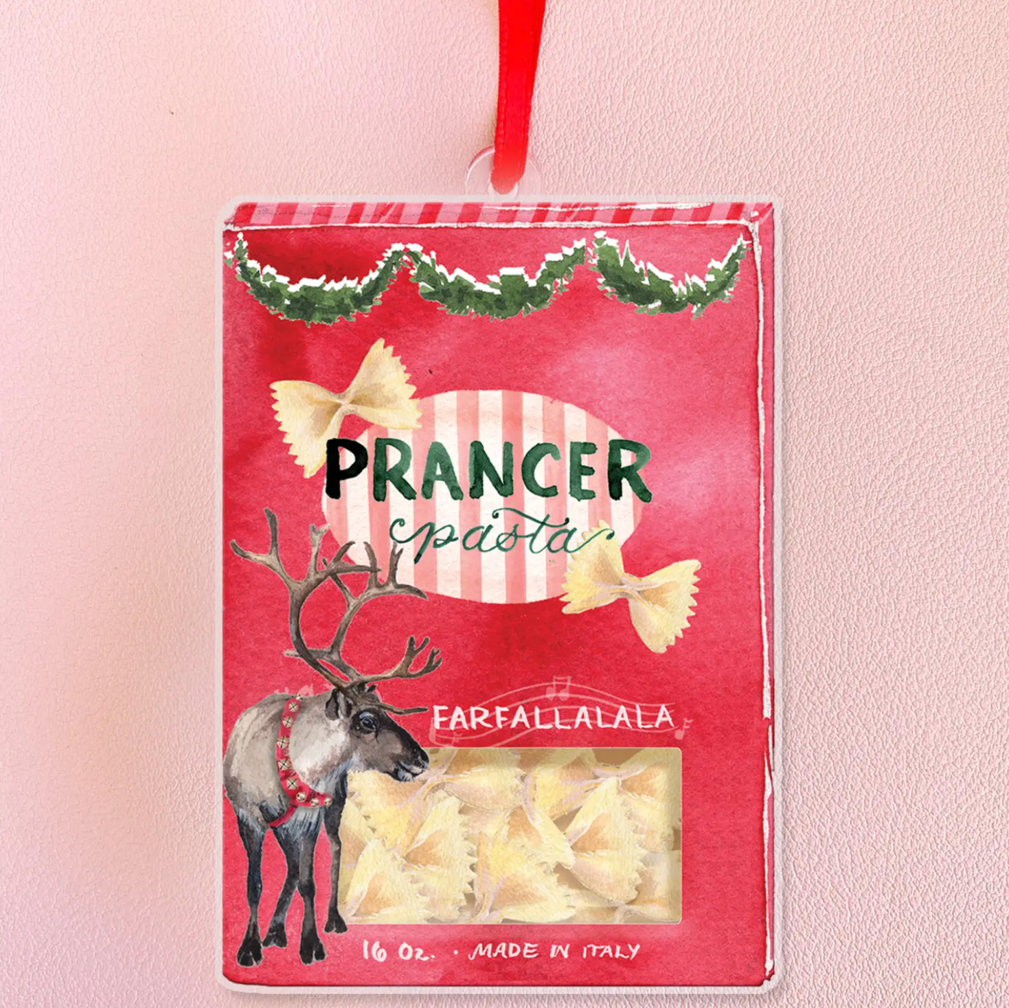 Prancer Pasta Ornament