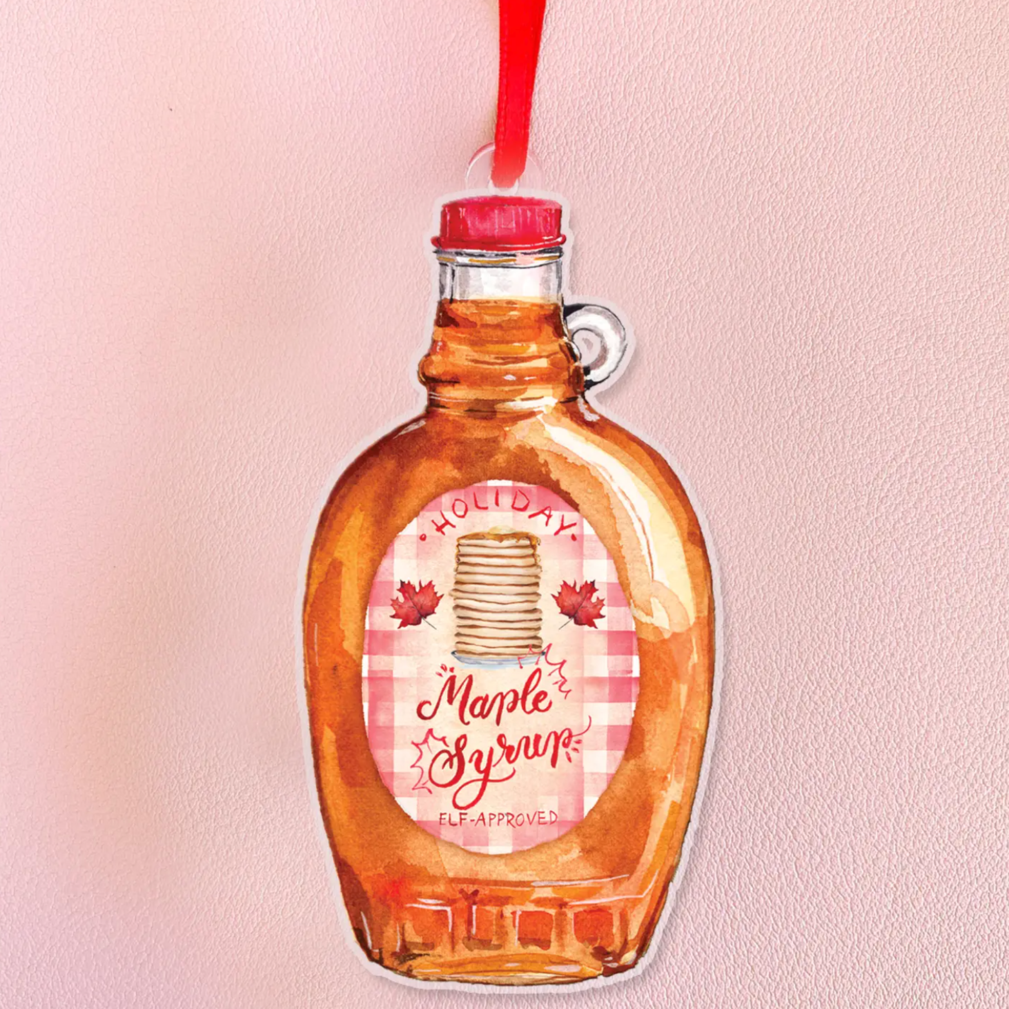 Holiday Maple Syrup Ornament
