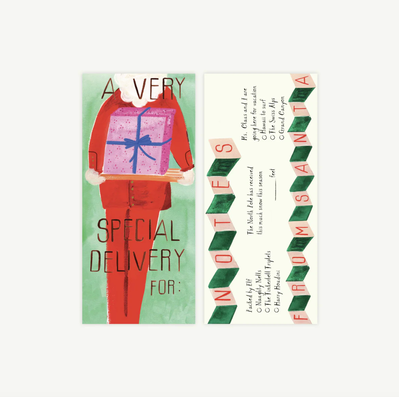 Special Delivery Extra-Large Gift Tag