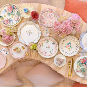 Chintz Border Dinner Plate