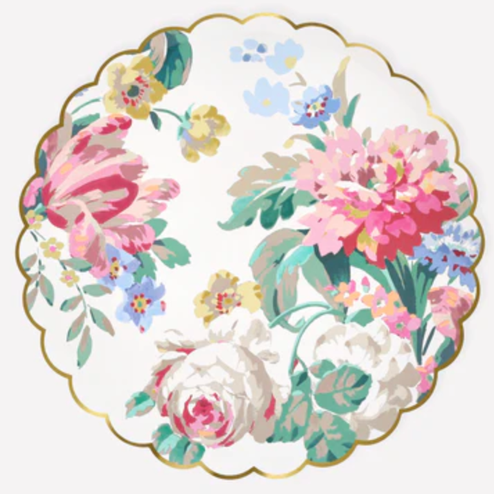 Rococo Floral Dinner Plates