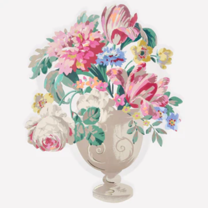 Rococo Floral Vase Plates