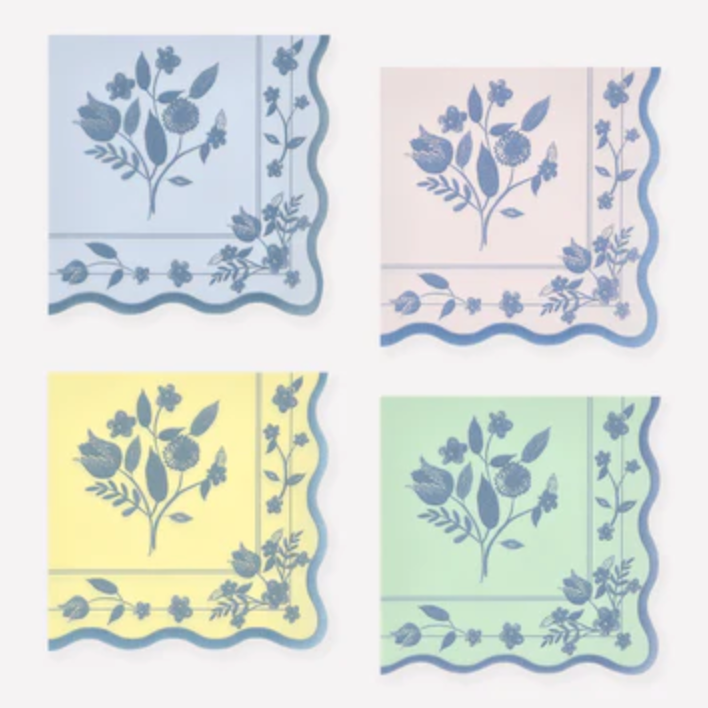 Vintage Botanical Small Napkins